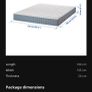 IKEA pocket sprung mattress in standard double size. Image 3