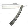 Stainless Steel Straight Edge Razor Folding Blade Shaving Razor Blades #3 Image 5