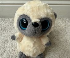 YooHoo and Friends Bush Baby Blue Grey Striped Tail Aurora Used Please see pictures