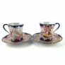 2 Antique Japanese tea cups and saucers Image 2