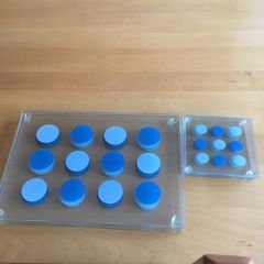 Glass Placemats and Coasters. 4 people