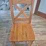 solid oak dining table Image 2