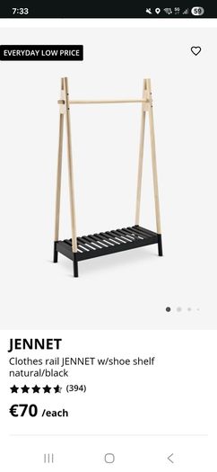 Jysk clothes rail