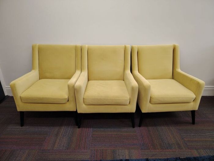 Ochre M&S Armchairs (4 available)