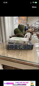 2 Book Storage boxes