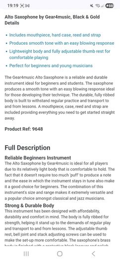 Alto saxophone