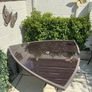 Black top Aluminium Frame Garden Table. Image 2