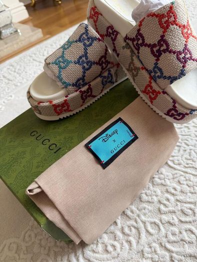 Gucci Disnet Platform Sandals