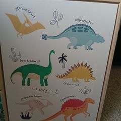 Dinosaur canvas wall art