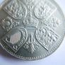 1953 Queen Elizabeth II Coronation Crown Royal Mint 5 Shilling Commemorative Coin Image 4