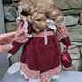 Leonardo Porcelain Doll Diana 16 inch Vintage Image 4