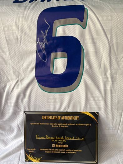 Franco Baresi signed Italy away jersey
