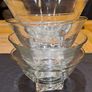 Glass dessert cups vintage Image 2