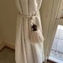 Large pair of fleece interlined curtains Image 3