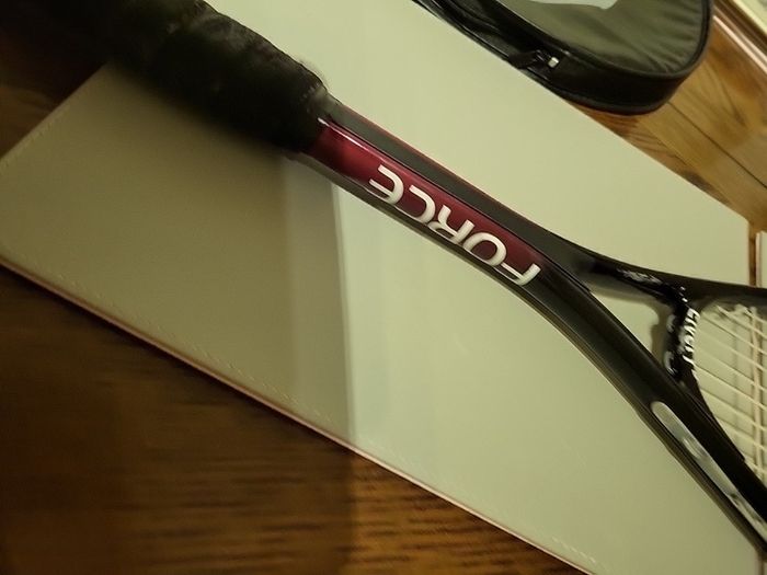 Squash racket and case