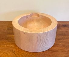 Vintage Danish Bodum Solid Staved Wood Bowl