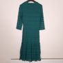 Per Una Dark Teal Green Lace Tiered Midi Dress 12UK/40EU Image 8