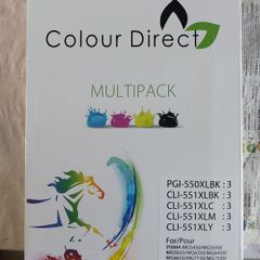 Selection of Canon compatible inks, new and Sealed, 13 in total, 2 large Black, 4 small Black, 3 Yellow, 2 Magenta and 2 CYAN