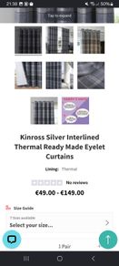 4 Pairs of Blackout and Thermal Curtains from Harry Corry