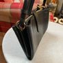 Black leather crossbody handbag Image 6