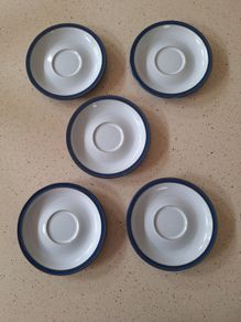 Denby Imperial Blue Saucers