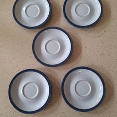 Denby Imperial Blue Saucers