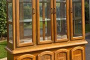 Solid Oak Display Cabinet