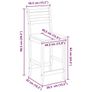 Dining Chairs 2 pcs Solid Rubber Wood Light Brown Image 5