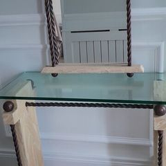 Hall table and mirror