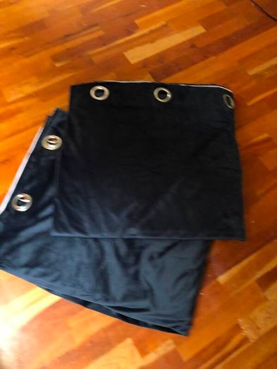 Navy Velvet Curtains