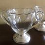 Antique Silver Footed Milk & Sugar Bowl Set Image 4