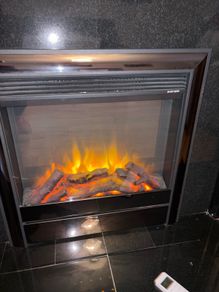 Electric insert fireplace