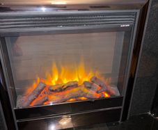 Electric insert fireplace
