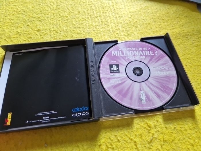 Who Wants to be a Millionaire 2nd Edition PlayStation1 Ps1 PlayStation2 Ps2 Games Original