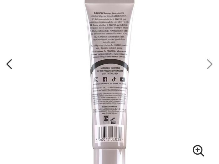 4 Euro Each!! - Brand New Dr. Paw Paw - Multi-Use - 4 In 1s - Size - Large 25ml - RP - 10.00 - Each
