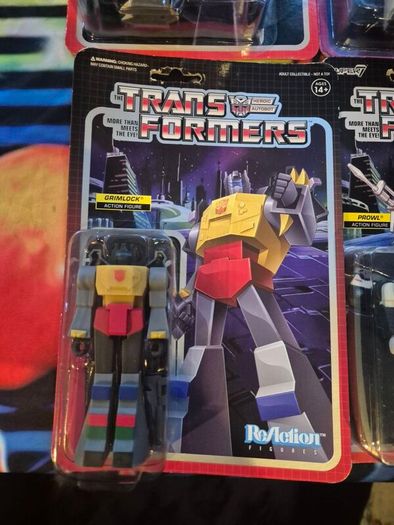 Transformers Reaction Figure Bundle Lot Super 7