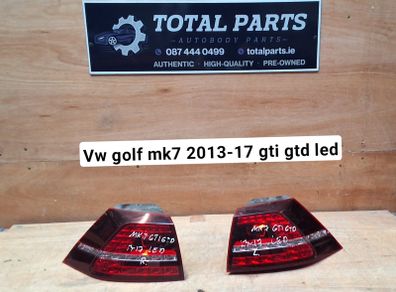 Vw golf mk7 2013-17 gti gtd led taillights