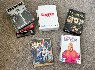 DVDs x20 and some Boxsets