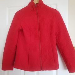 Elizabeth Emanuel Pillar Box Red Jacket Size 10