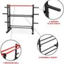Health & Fitness Multi-Weight Storage Rack Stand for Dumbbells, Kettlebells, Olympic Weight Plates, Barbell and Medicine Ball, Heavy Duty Metal Strength Training Stand for Home Gym Image 3