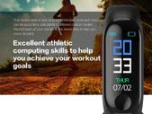 Brand New Heart Rate Monitor Waterproof Black Smart Watch Bracelet