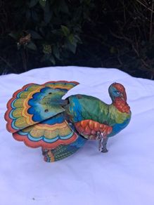 Rare Ges Geschutzt Wind up Turkey