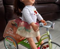 Our Generation 18" Doll with Delivery Tricycle & Pizza Chef Set