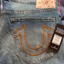 True Religion Ricky Ladder stitch straight jeans Image 3