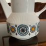 Vintage Kathie Winkle Renaissance Coffee Pot Staffordshire Ironstone England Image 9