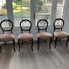 Victorian Ladys dining chairs