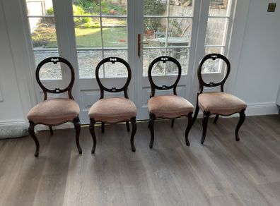 Victorian Ladys dining chairs