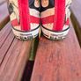 Converse 'Stars & Stripes' High Top Trainers, Size UK4.5, EU37.5, AV Image 7