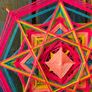 Handmade Colorful Ojo de Dios Mandala Walldecor 26 c Image 3