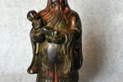 Shou King - Patinated Bronze, Signed